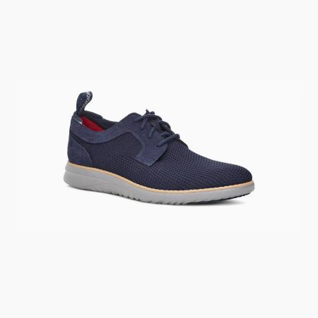 UGG Union Derby HyperWeave Navy Sneakers for Men (VXPO45132)